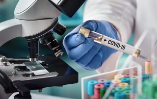 coronavirus test tube