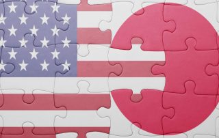 US Japan puzzle pieces