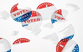 torn i voted stickers