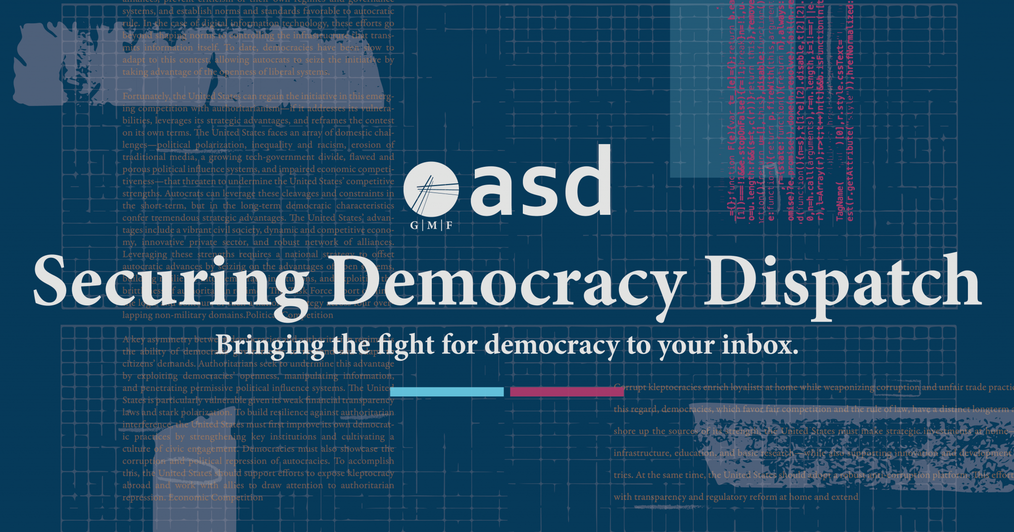 securing democracy dispatch: bringing the fight for democracy to your inbox