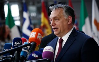 Brussels, Belgium on Jun. 28, 2018.Prime Minster of Hungary Victor Ornab arrives for a meeting with European Union leaders.