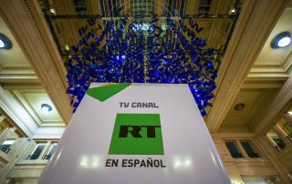 Buenos Aires, Argentina - 19 Sept, 2016: Sneak preview of the documentaries of RT in Buenos Aries, Argentina.