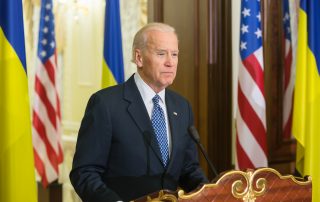 KIEV, UKRAINE - Dec 07, 2015: Vice president of USA Joe Biden during an official visit to Kiev, Ukraine